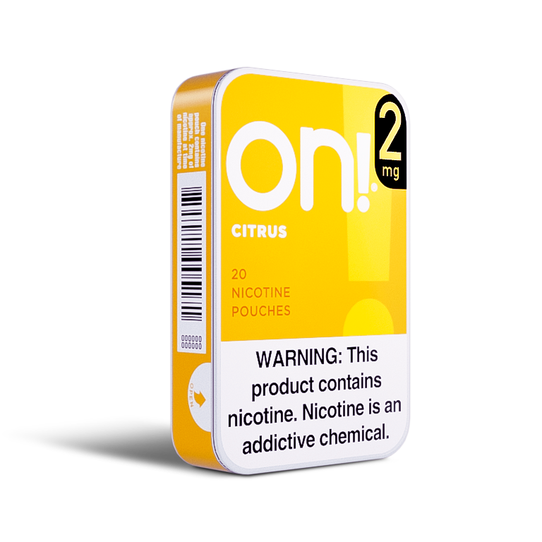 ON! POUCHES / CITRUS / 02MG / 20PCS