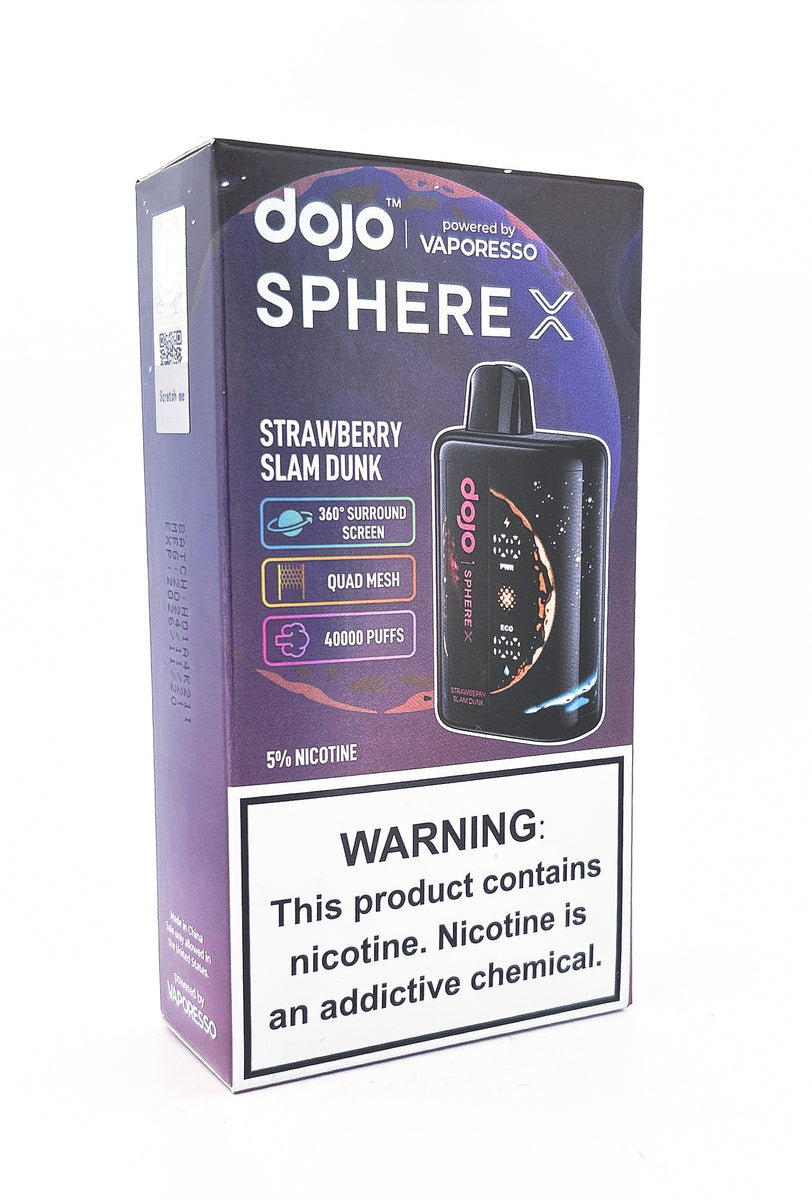 DOJO SPHERE X DISPOSABLE / STRAWBERRY SLAM DUNK / 50MG / 20ML / 40K PUFFS
