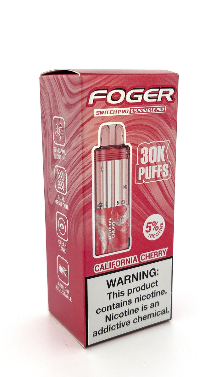 FOGER SWITCH PRO POD / CALIFORNIA CHERRY / 50MG / 19ML / 30K PUFFS