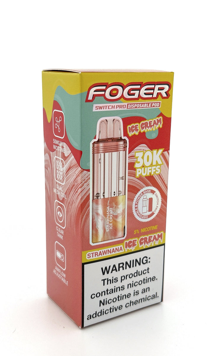 FOGER SWITCH PRO POD / STRAWNANA ICE CREAM / 50MG / 19ML / 30K PUFFS