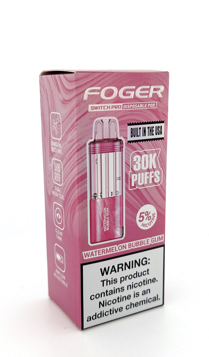 FOGER SWITCH PRO POD / WATERMELON BUBBLEGUM / 50MG / 19ML / 30K PUFFS