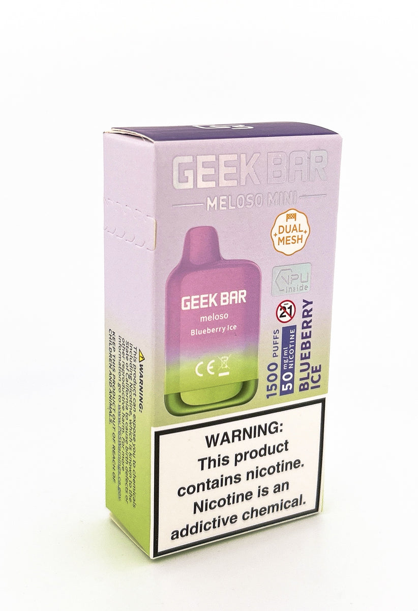 GEEK BAR MELOSO MINI DISPOSABLE / BLUEBERRY ICE / 50MG / 5ML