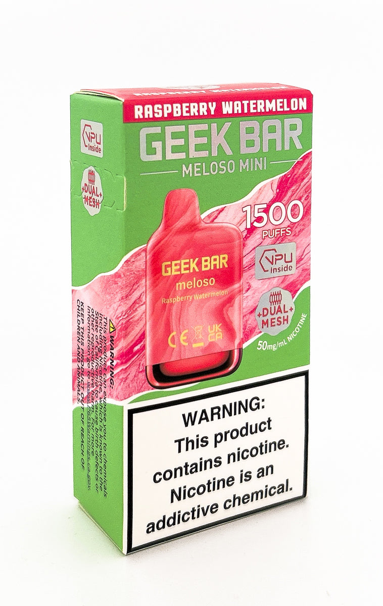 GEEK BAR MELOSO MINI DISPOSABLE / RASPBERRY WATERMELON / 50MG / 5ML