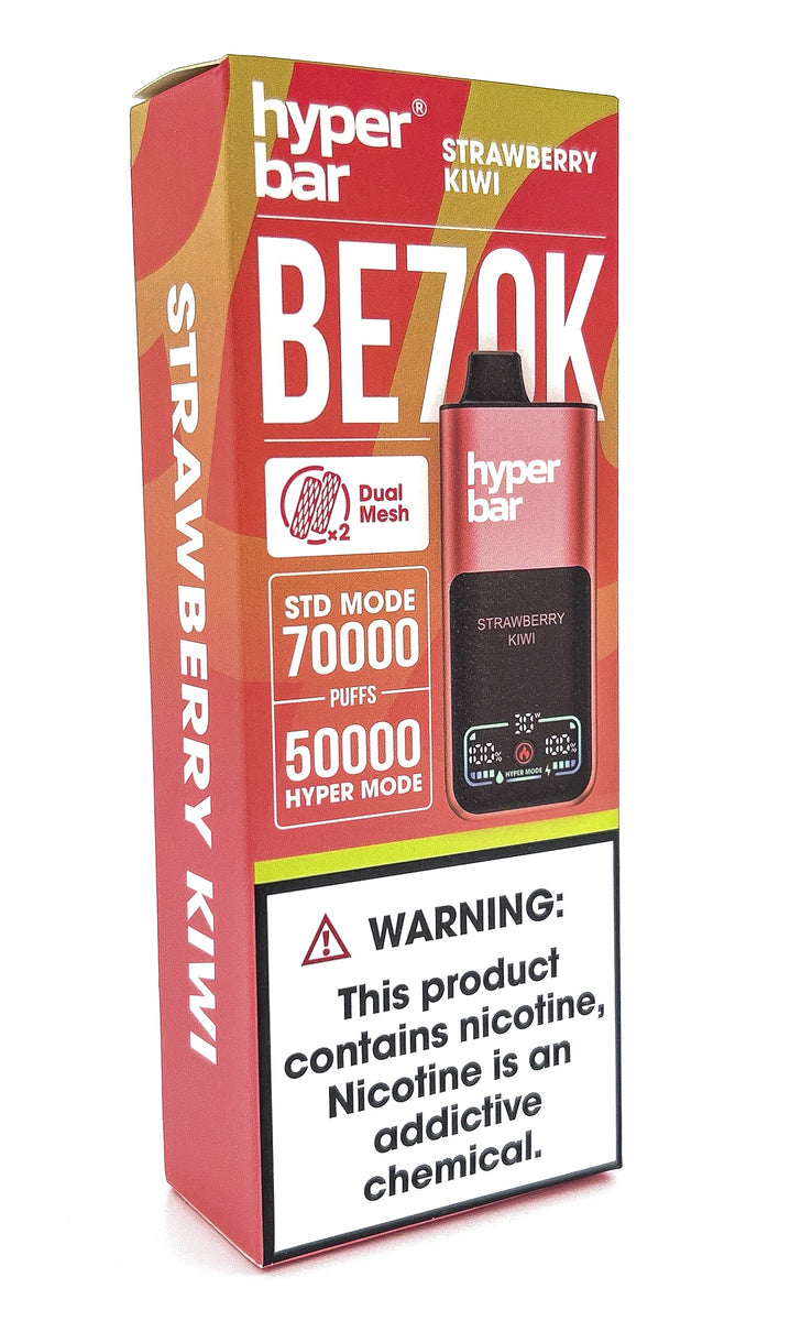HYPERBAR BE70K DISPOSABLE / STRAWBERRY KIWI / 50MG / 30ML / 70K PUFFS