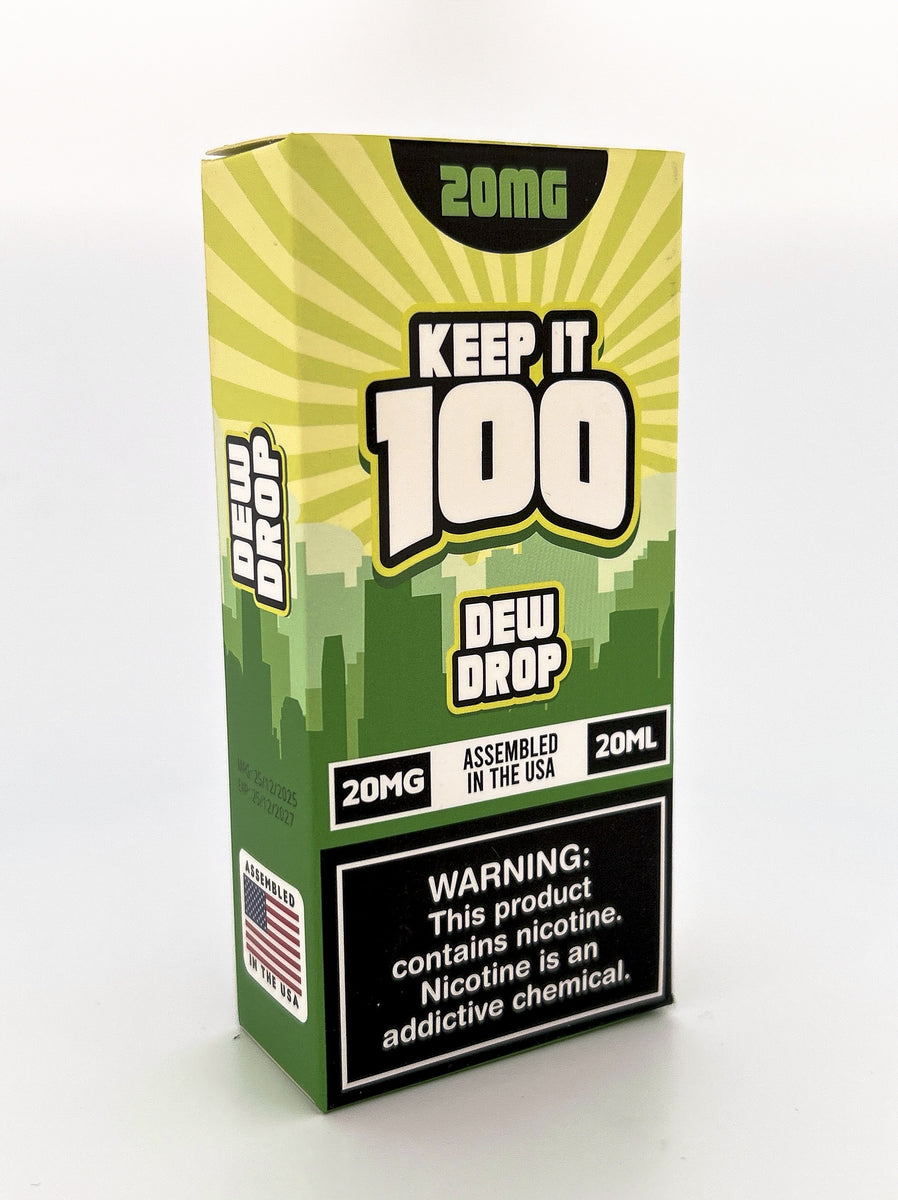 KEEP IT 100 DISPOSABLE / DEW DROP / 20MG / 20ML / 40K PUFFS