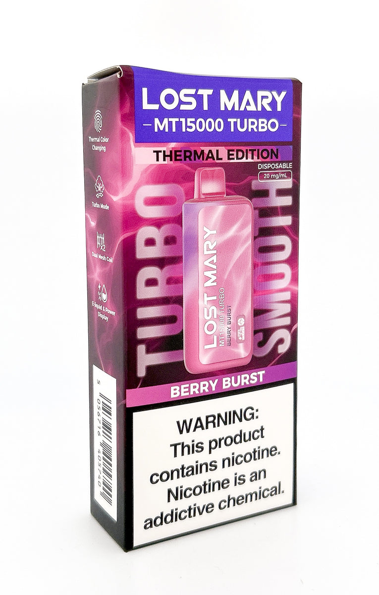 LOST MARY MT15000 DISPOSABLE / BERRY BURST / 20MG / 16ML / 15K PUFFS