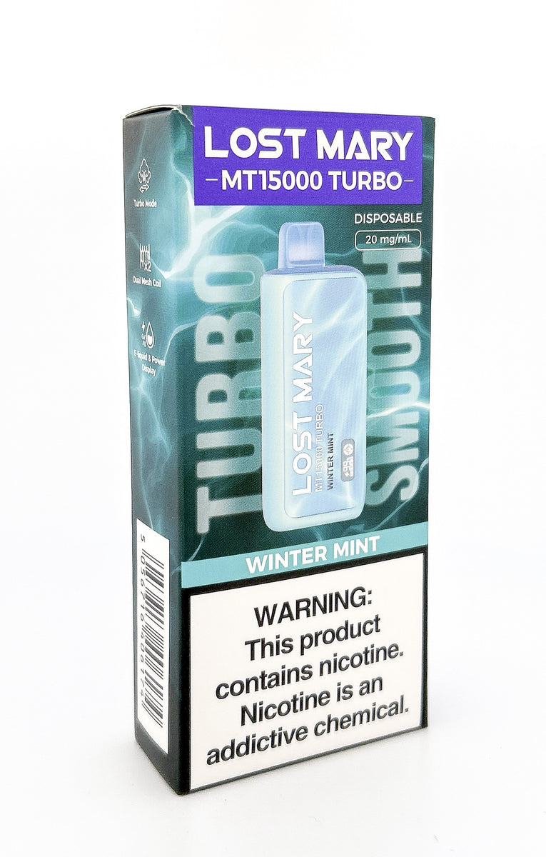 LOST MARY MT15000 DISPOSABLE / WINTER MINT / 20MG / 16ML / 15K PUFFS