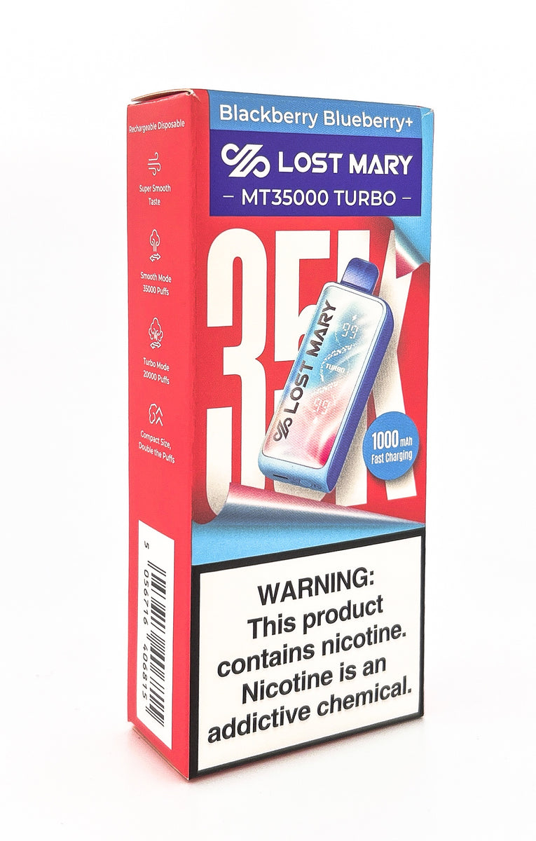 LOST MARY MT35000 DISPOSABLE / BLACKBERRY BLUEBERRY / 50MG / 18ML / 35K PUFFS