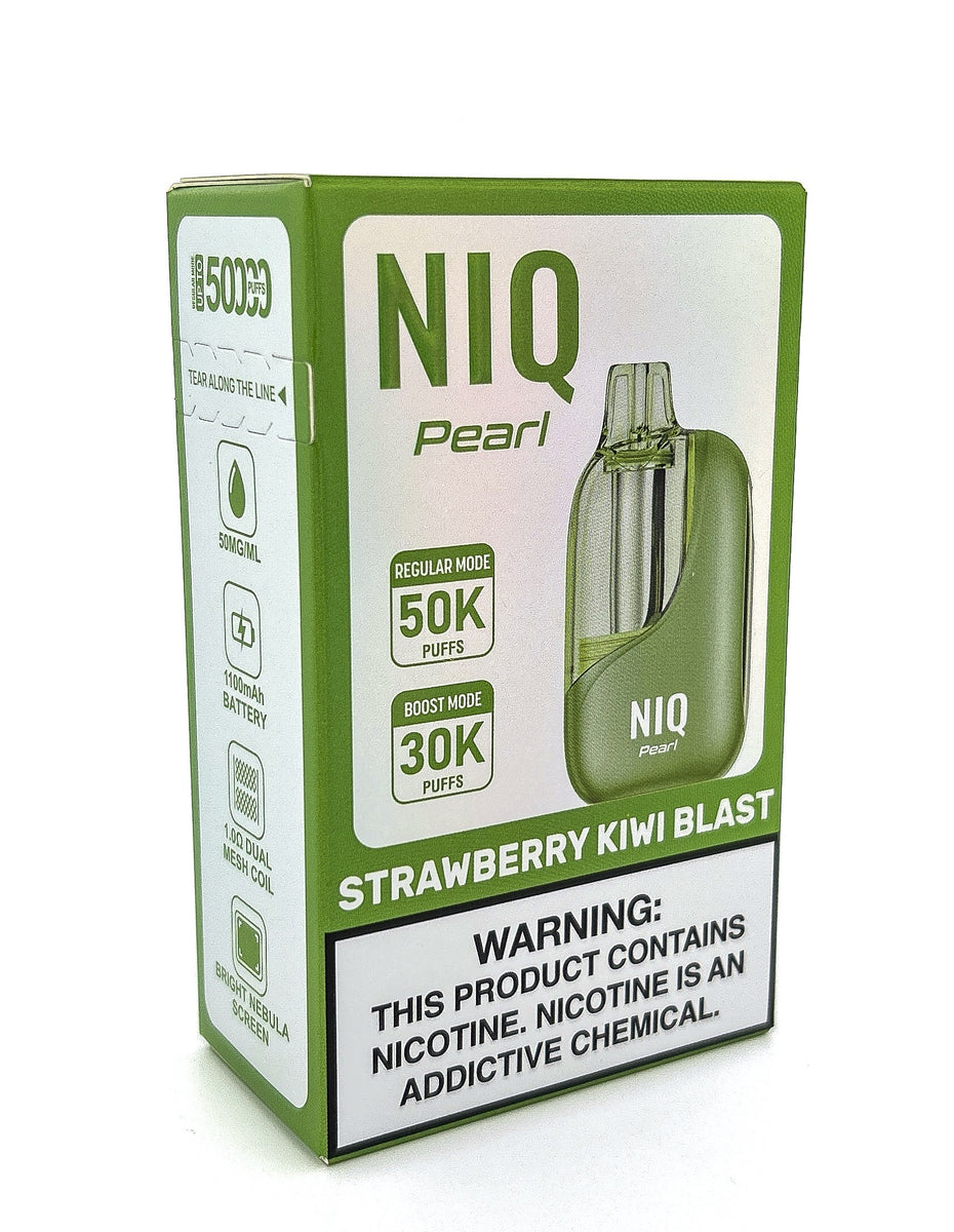 NiQ PEARL DISPOSABLE / STRAWBERRY KIWI BLAST / 50MG / 20ML / 50K PUFFS