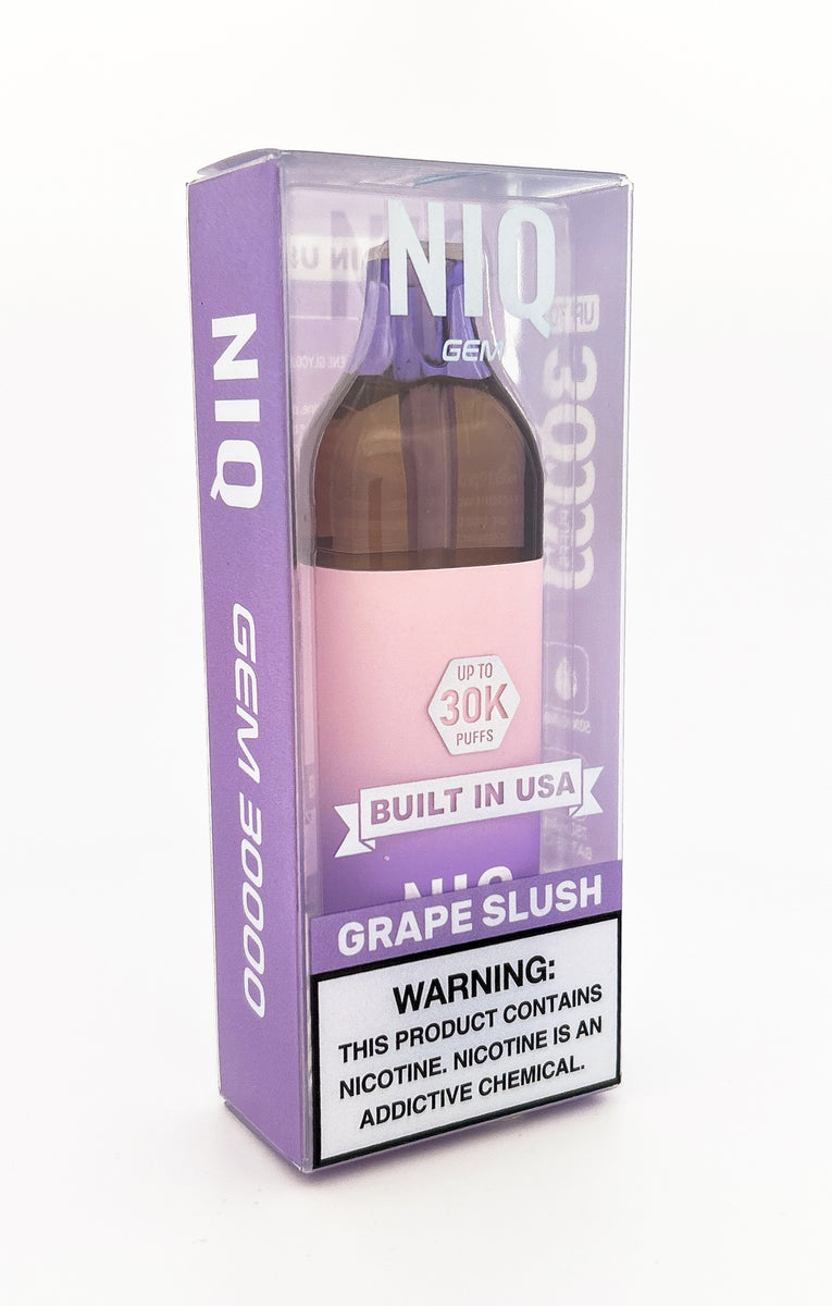 NIQ GEM DISPOSABLE / GRAPE SLUSH / 50MG / 16ML / 30K PUFFS