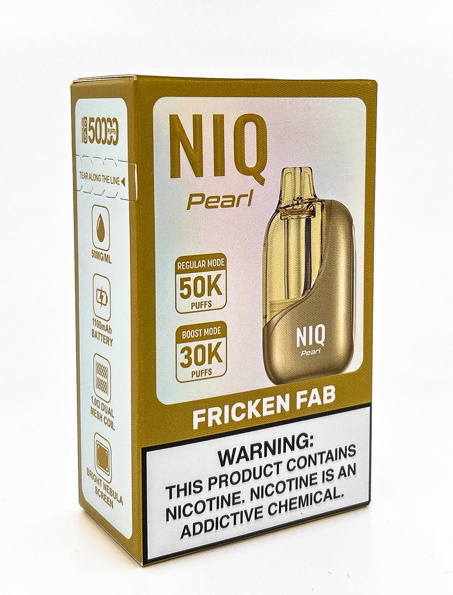 NiQ PEARL DISPOSABLE / FRICKEN FAB / 50MG / 20ML / 50K PUFF