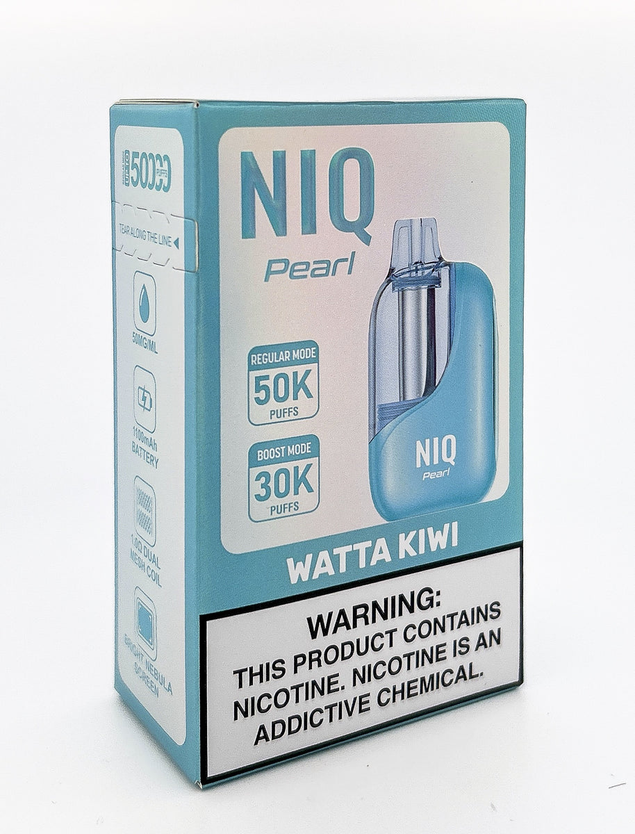 NiQ PEARL DISPOSABLE / WATTA KIWI / 50MG / 20ML / 50K PUFFS