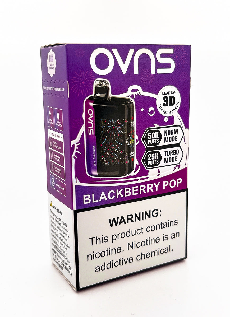 OVNS FIREWORK DISPOSABLE / BLACKBERRY POP / 50MG / 23ML / 50K PUFFS