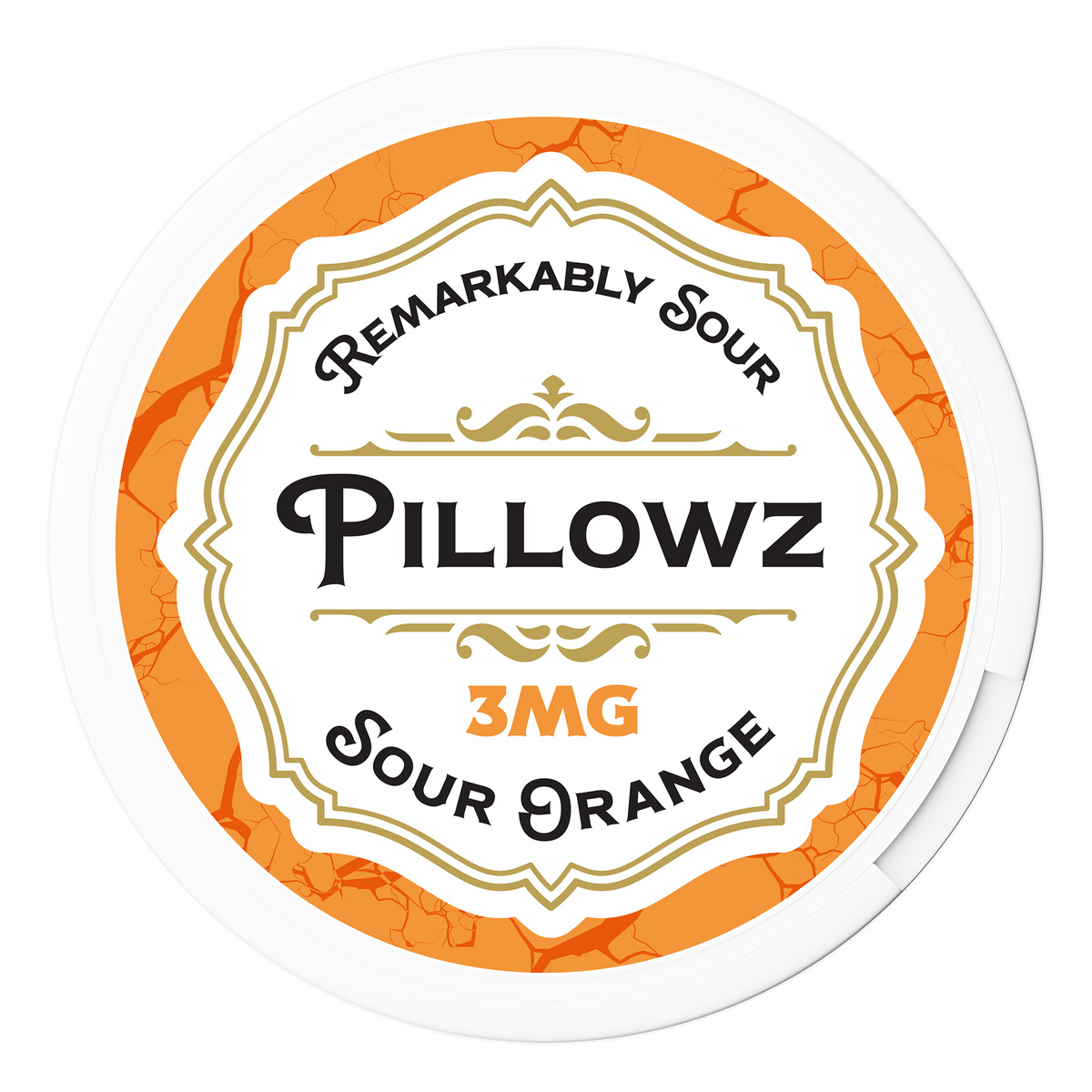 PILLOWZ POUCHES / SOUR ORANGE / 03MG / 20PCS