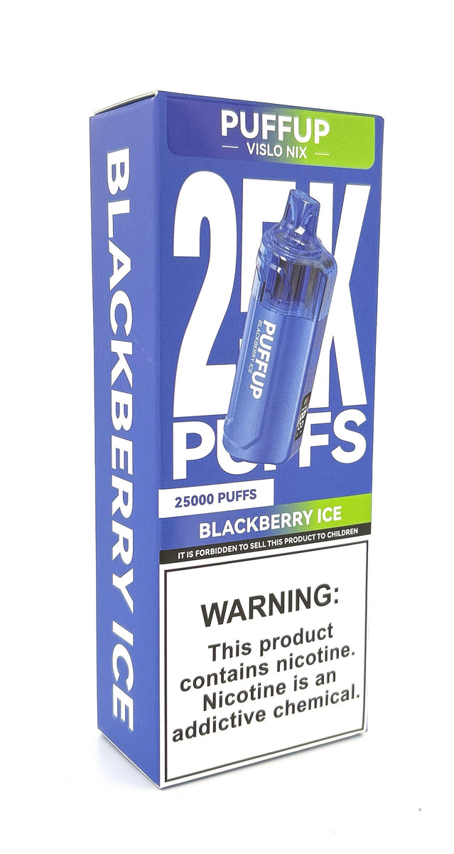PUFFUP VISLO NIX DISPOSABLE / BLACKBERRY ICE / 50MG / 15ML / 25K PUFFS
