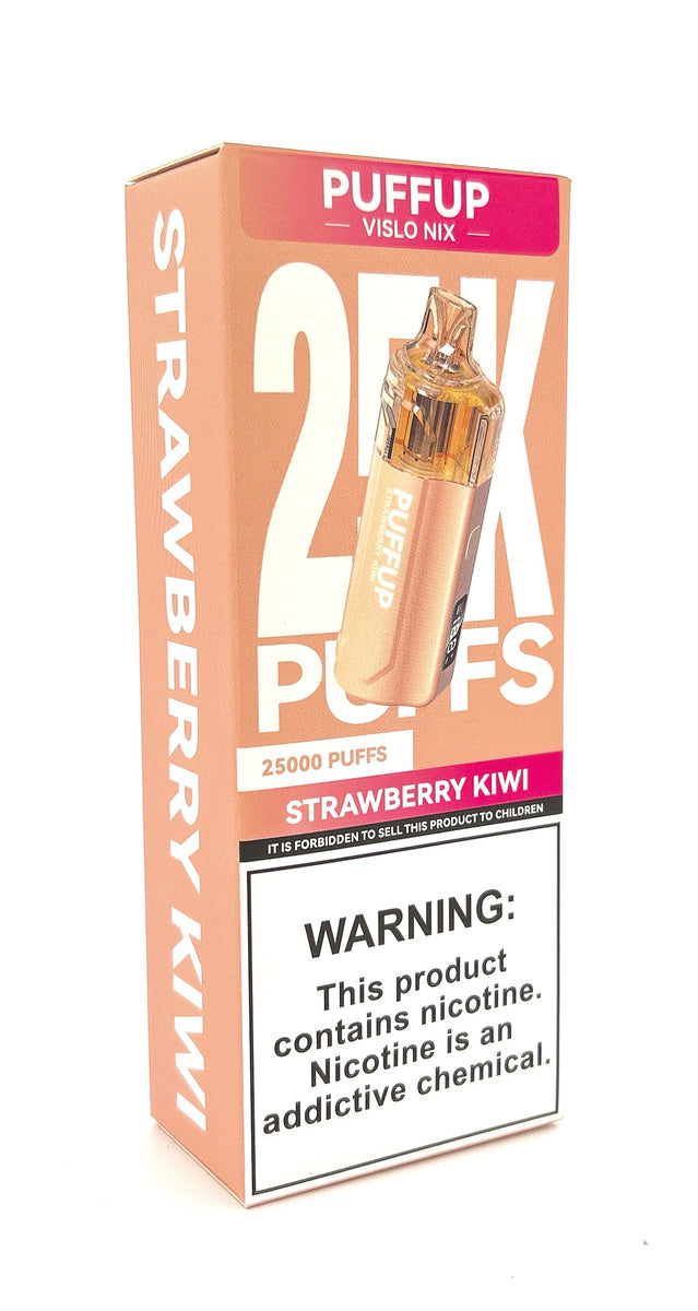 PUFFUP VISLO NIX DISPOSABLE / STRAWBERRY KIWI / 50MG / 15ML / 25K PUFFS