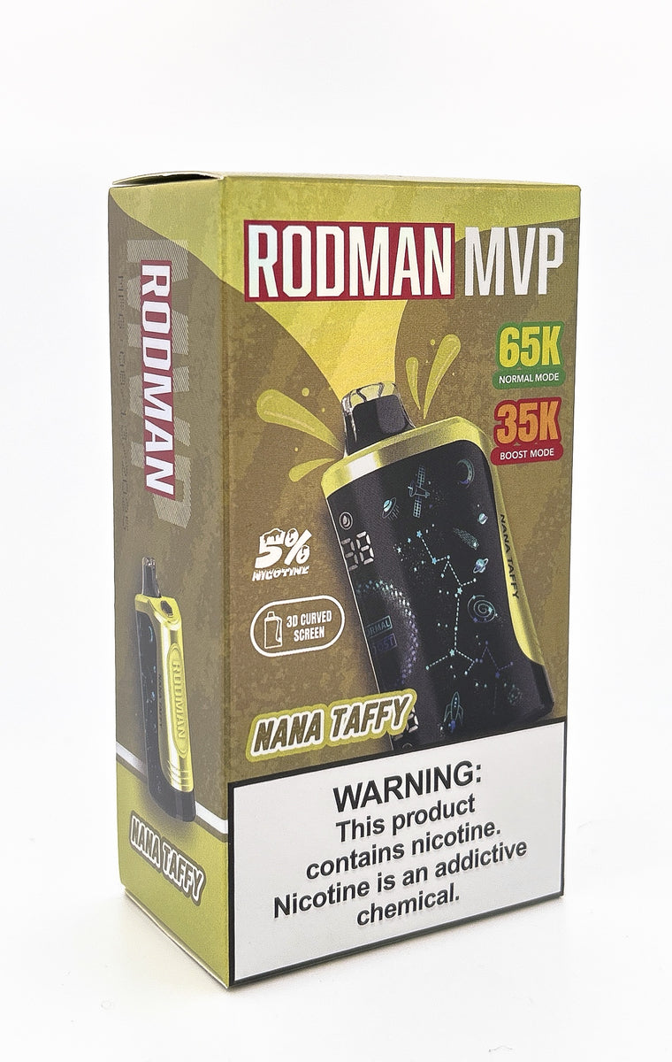 RODMAN MVP 65K DISPOSABLE / NANA TAFFY / 50MG / 18ML