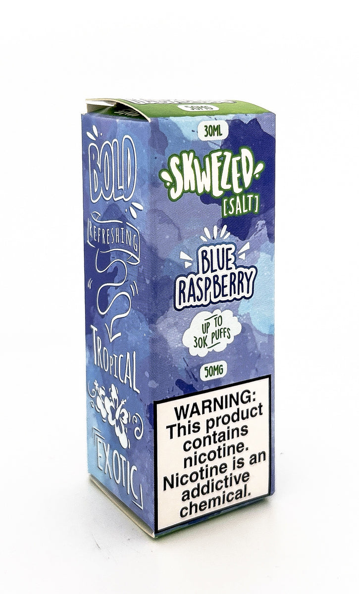 SKWEZED E-LIQUID SALT / BLUE RASPBERRY / 50MG / 30ML