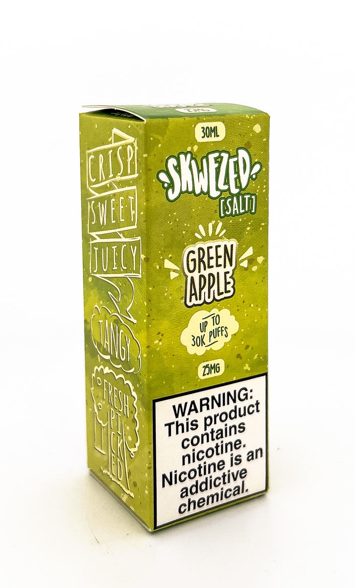 SKWEZED E-LIQUID SALT / GREEN APPLE / 25MG / 30ML
