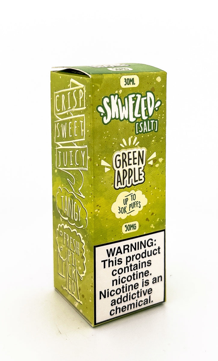 SKWEZED E-LIQUID SALT / GREEN APPLE / 50MG / 30ML