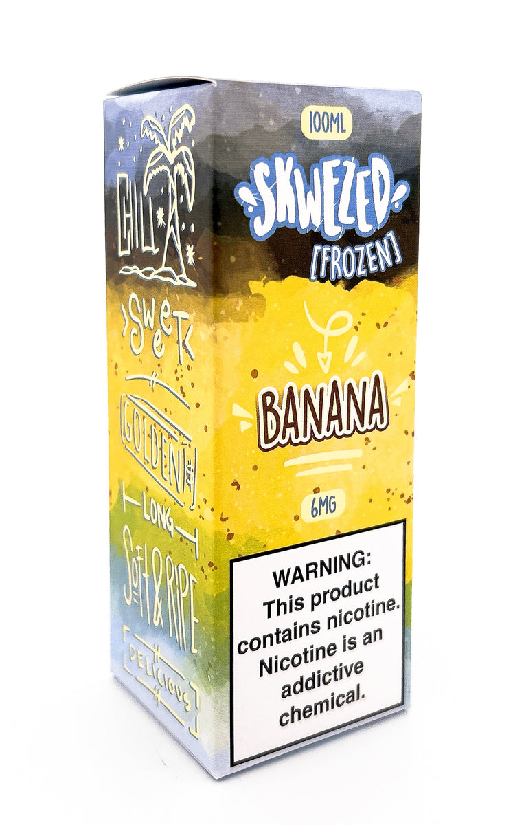 SKWEZED E-LIQUID VG / FROZEN BANANA / 06MG / 100ML