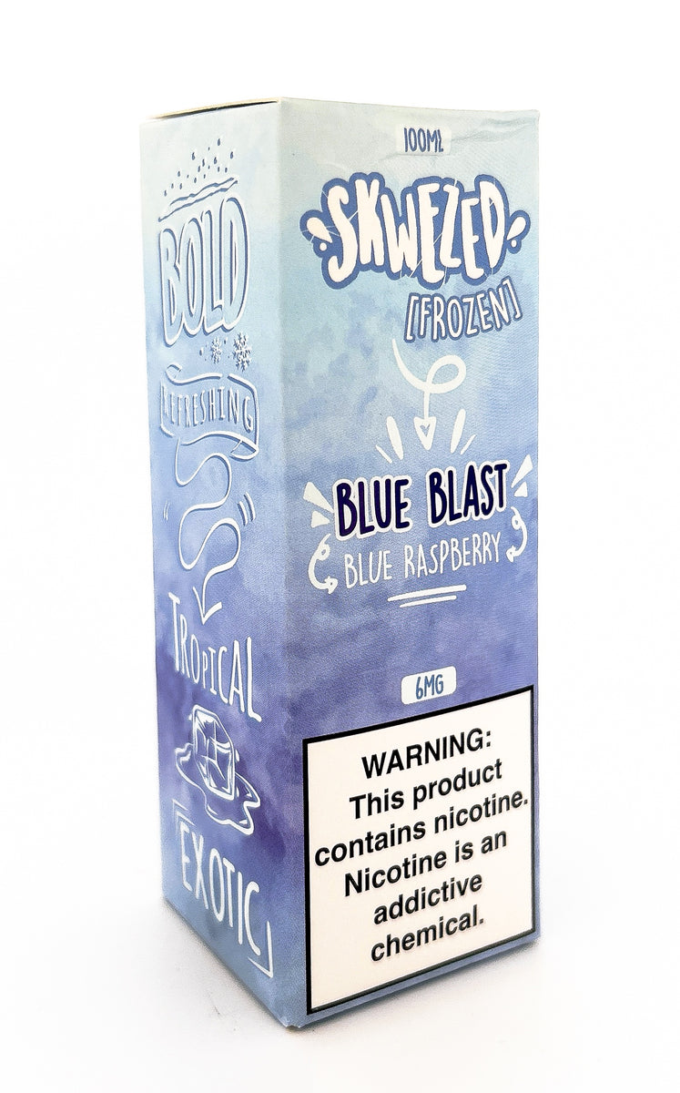 SKWEZED E-LIQUID VG / FROZEN BLUE RASPBERRY / 06MG / 100ML