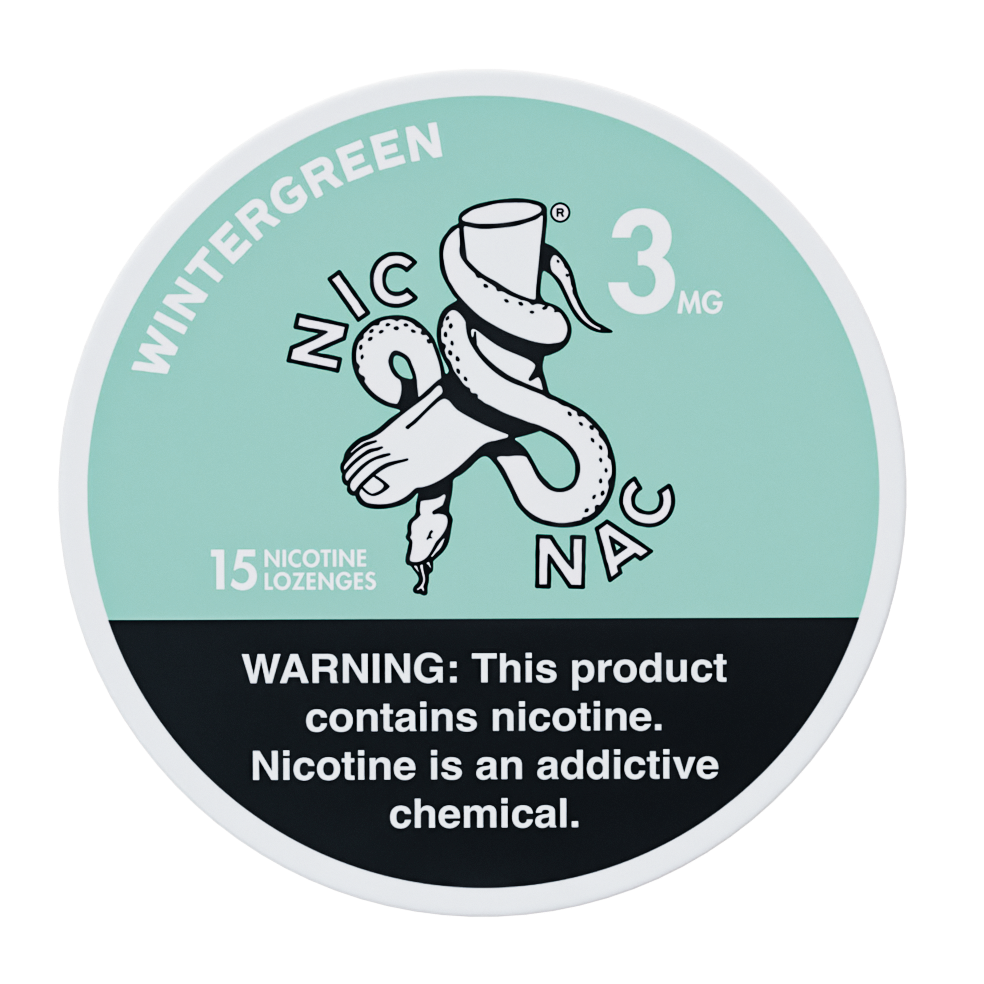 NIC NAC MINTS / WINTERGREEN / 03MG / 15PCS