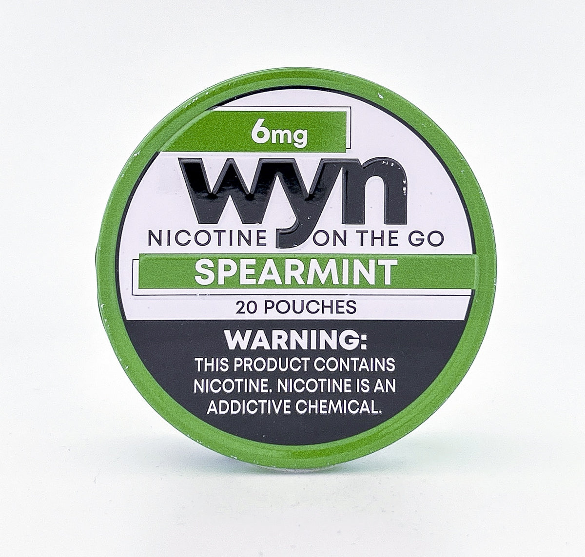 WYN NICOTINE POUCHES / SPEARMINT / 06MG / 20PCS