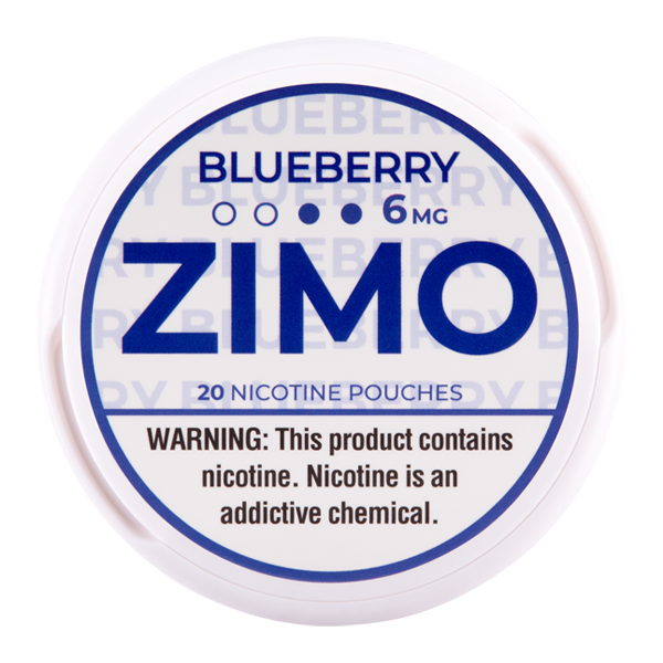ZIMO POUCHES / BLUEBERRY / 06MG / 20PCS