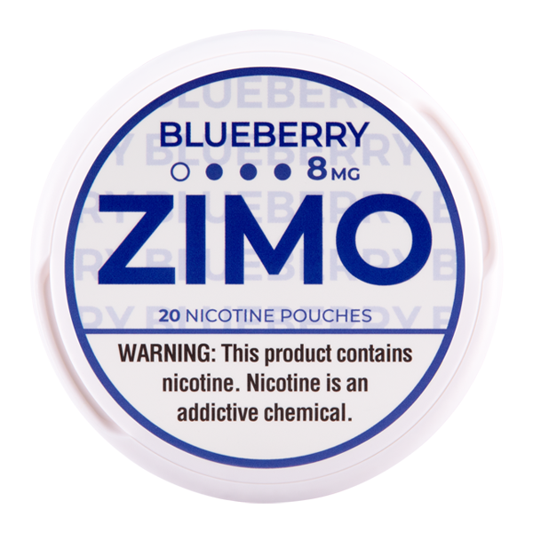 ZIMO POUCHES / BLUEBERRY / 08MG / 20PCS