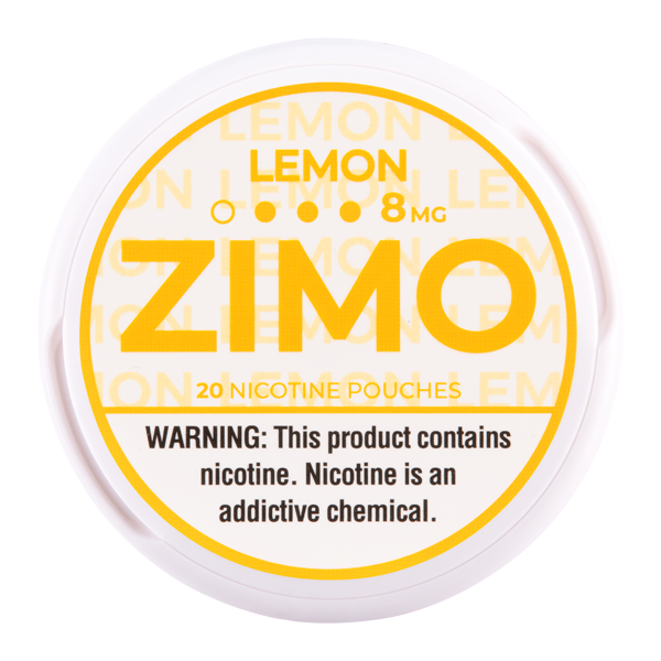 ZIMO POUCHES / LEMON / 08MG / 20PCS