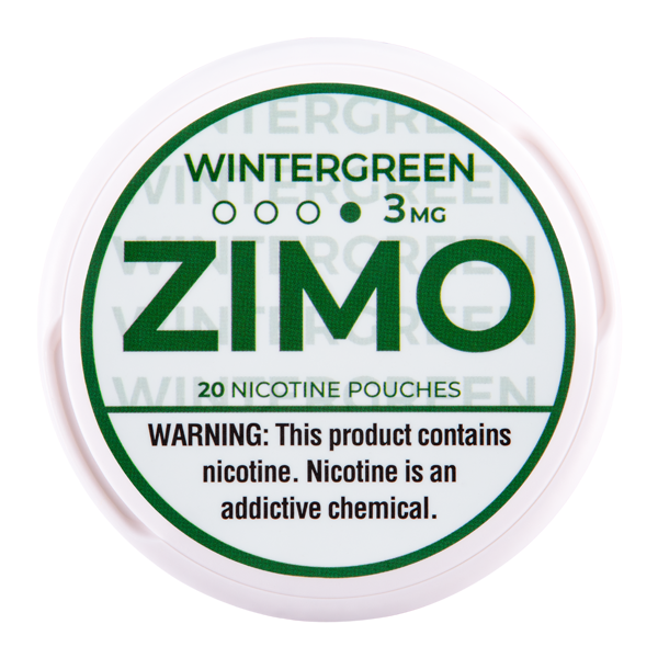 ZIMO POUCHES / WINTERGREEN / 03MG / 20PCS
