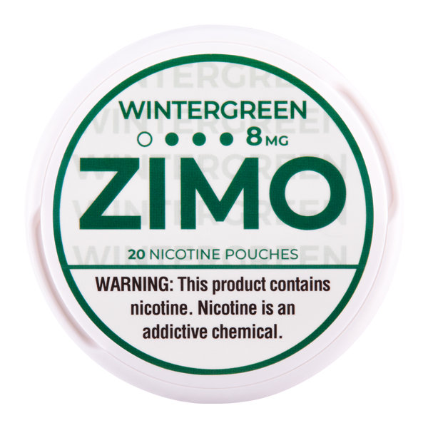 ZIMO POUCHES / WINTERGREEN / 08MG / 20PCS