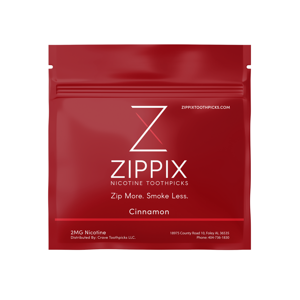 ZIPPIX NICOTINE TOOTHPICKS / CINNAMON / 02MG / 20PCS