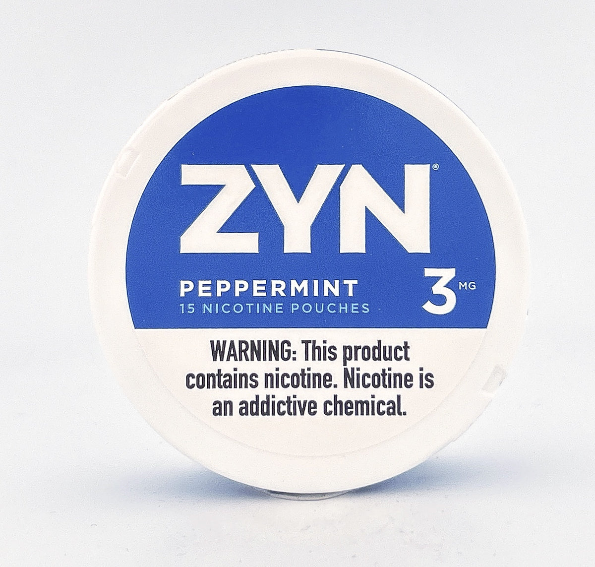 ZYN NICOTINE POUCHES / PEPPERMINT / 03MG / 15PCS
