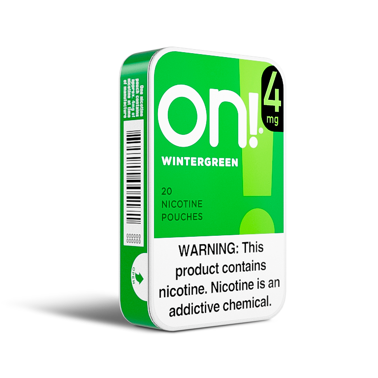 ON! POUCHES / WINTERGREEN / 04MG / 20PCS