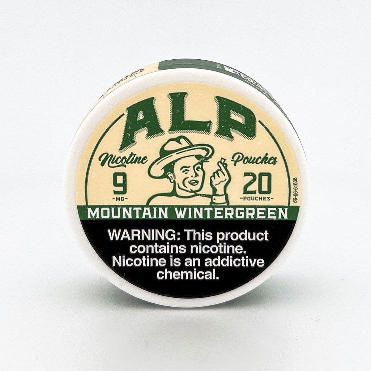 ALP NICOTINE POUCHES / MOUNTAIN WINTERGREEN / 09MG / 20PCS
