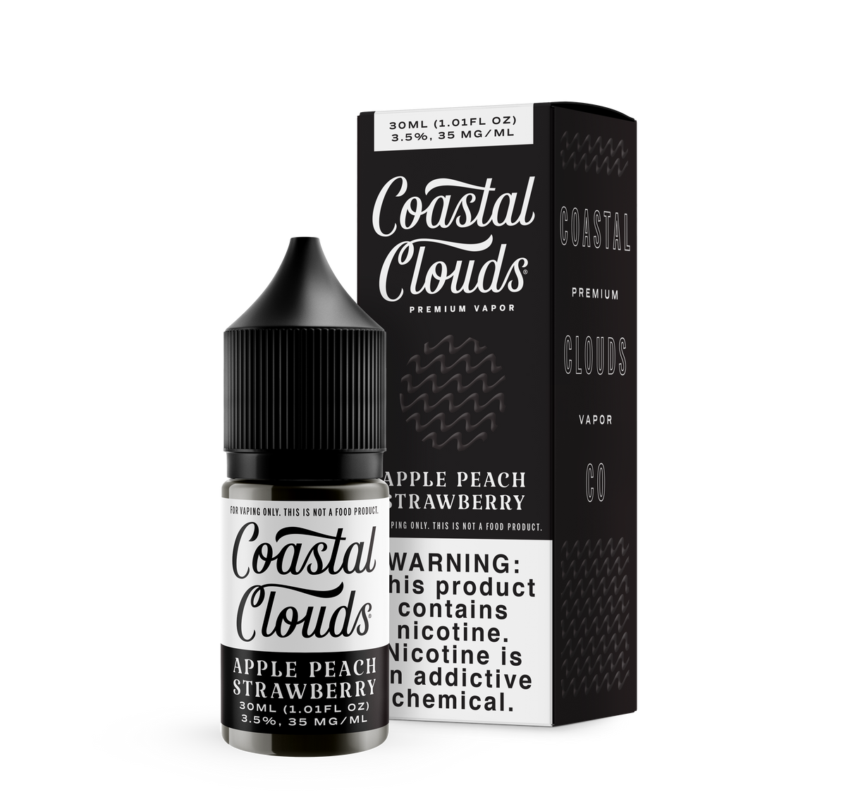 COASTAL CLOUDS E-LIQUID SALT / BLOOD ORANGE PEACH / 35MG / 30ML