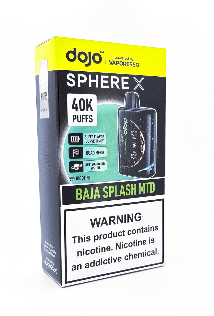 DOJO SPHERE X DISPOSABLE / BAJA SPLASH MTD / 50MG / 20ML / 40K PUFFS