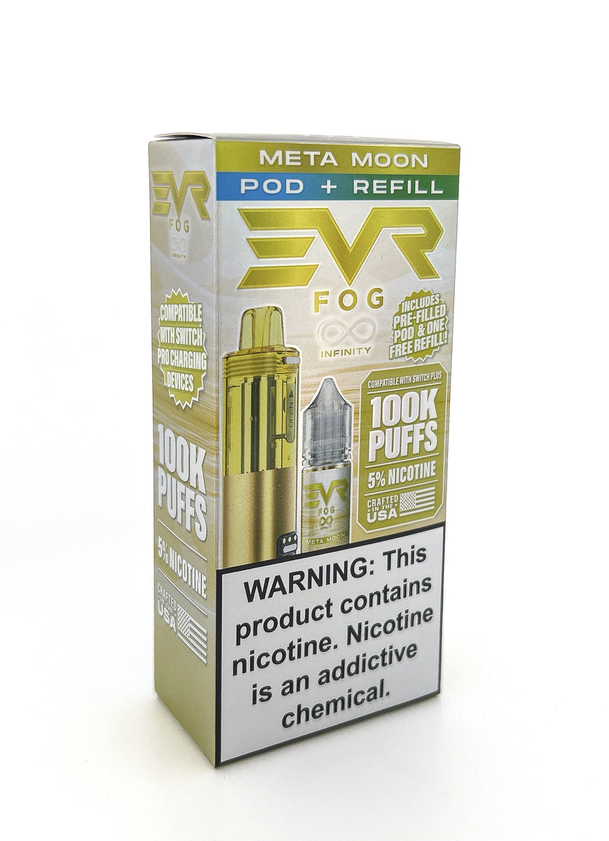EVR FOG INFINITY DISPOSABLE POD / META MOON / 50MG / 30ML / 100K PUFFS