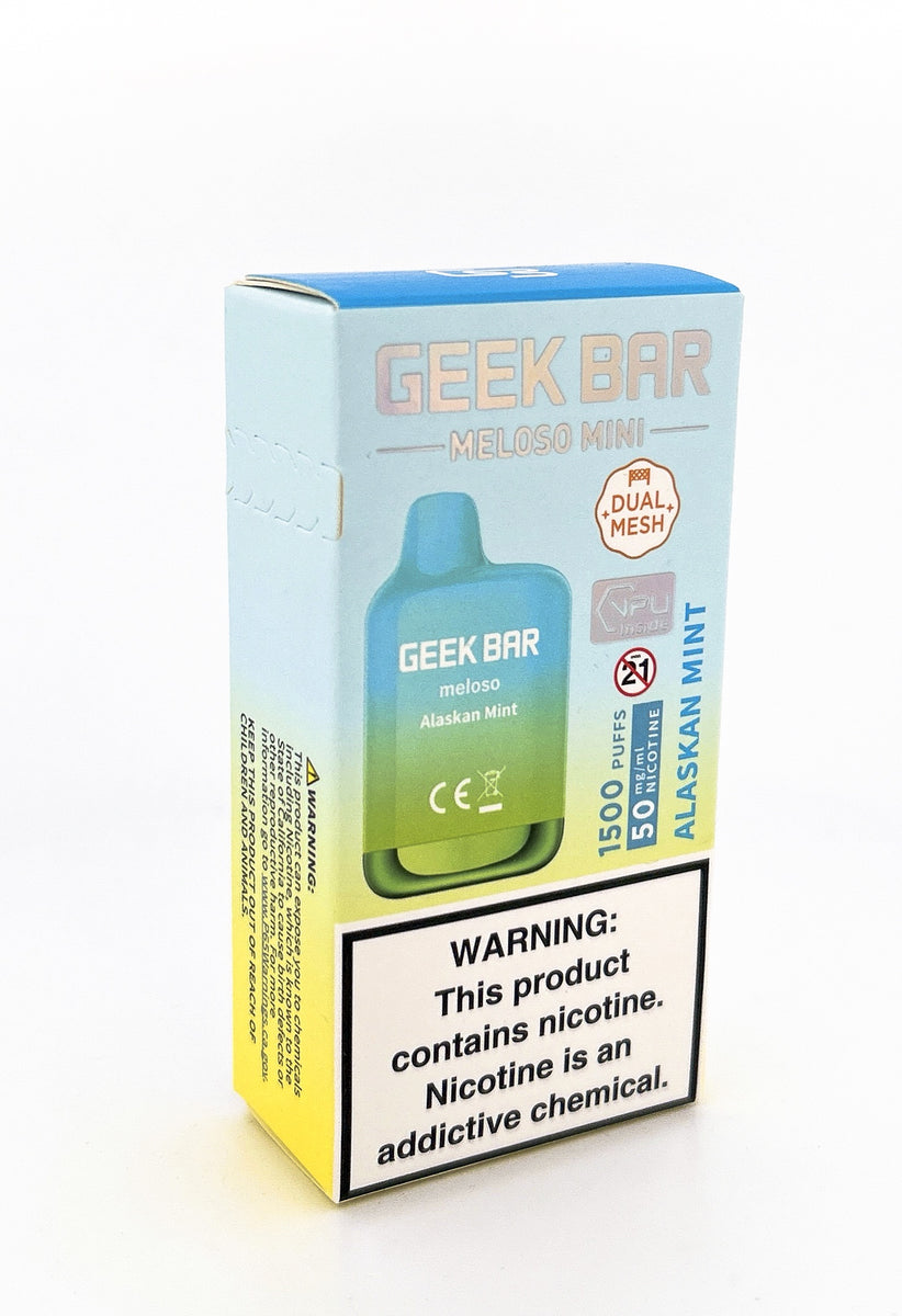 GEEK BAR MELOSO MINI DISPOSABLE / ALASKAN MINT / 50MG / 5ML