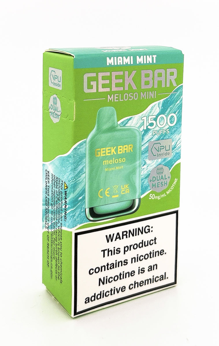 GEEK BAR MELOSO MINI DISPOSABLE / MIAMI MINT / 50MG / 5ML