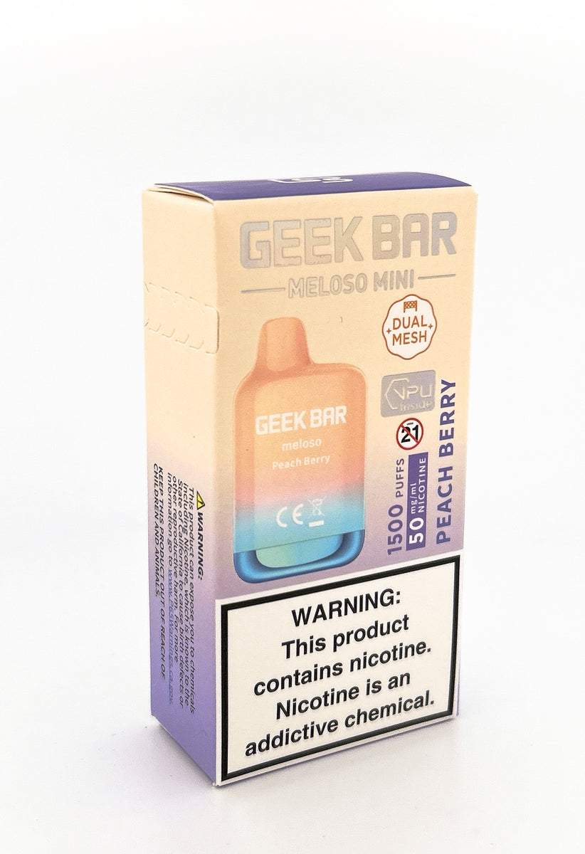 GEEK BAR MELOSO MINI DISPOSABLE / PEACH BERRY / 50MG / 5ML
