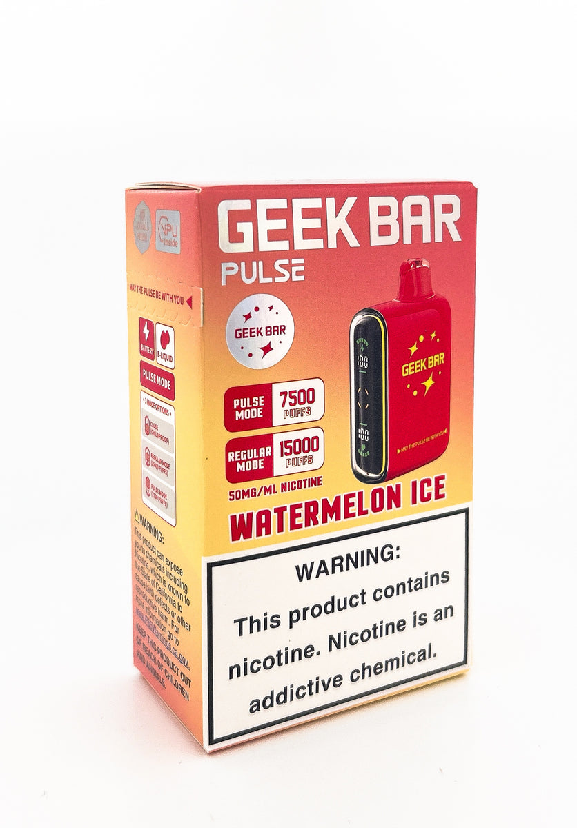 GEEK BAR PULSE DISPOSABLE / WATERMELON ICE / 50MG / 16ML
