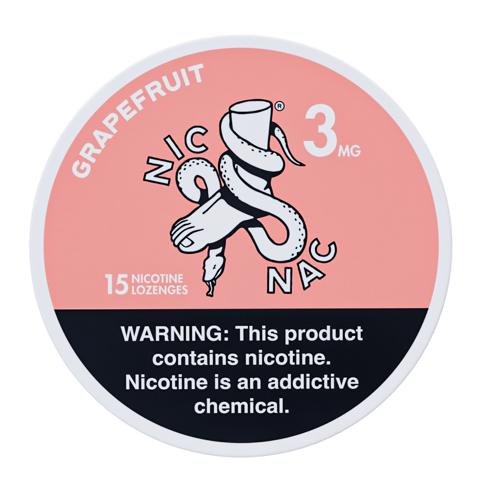 NIC NAC MINTS / GRAPEFRUIT / 03MG / 15PCS