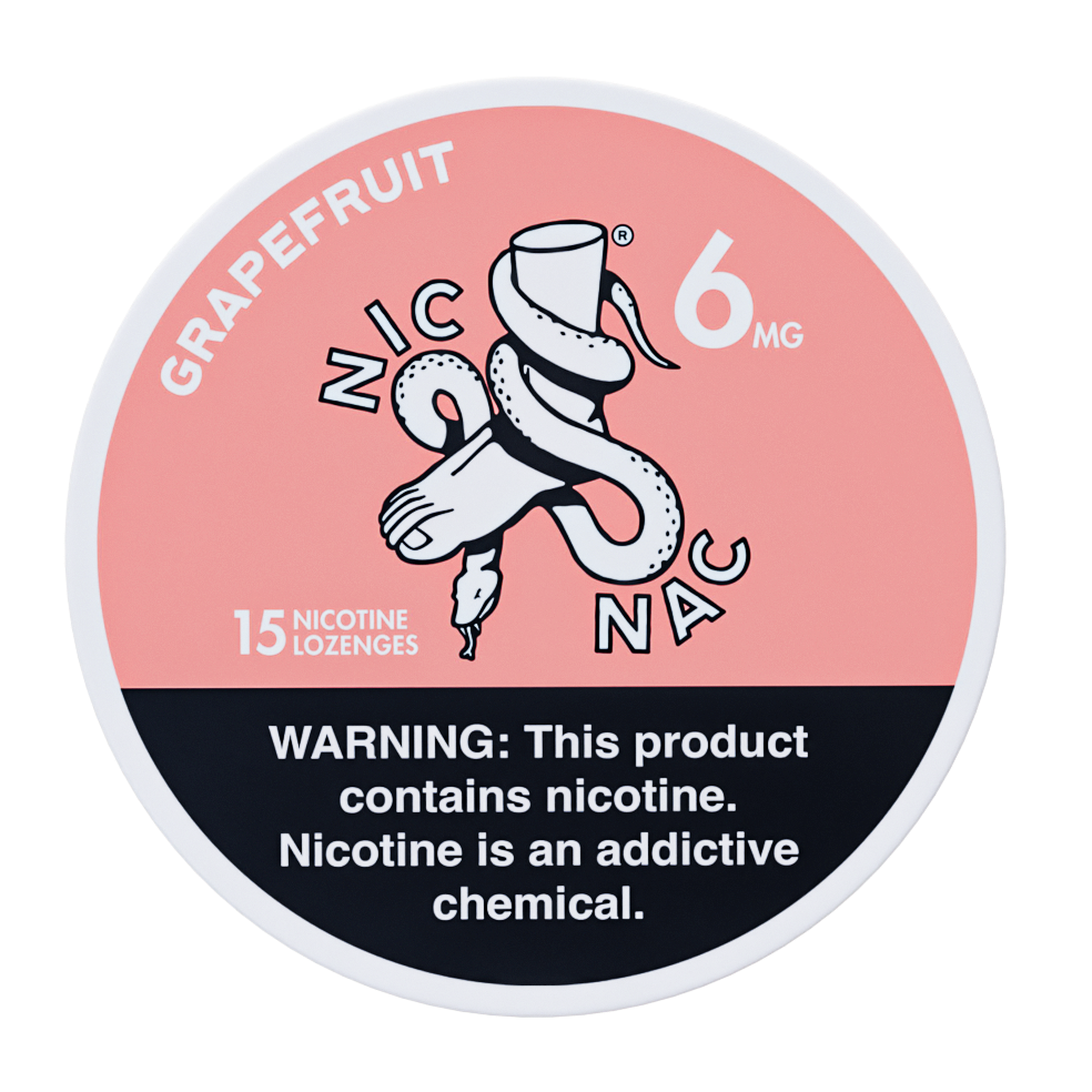 NIC NAC MINTS / GRAPEFRUIT / 06MG / 15PCS