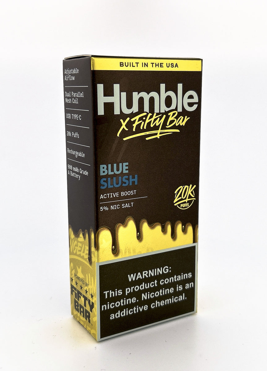 HUMBLE FIFTY BAR DISPOSABLE / BLUE SLUSH / 50MG / 16ML / 20K PUFFS