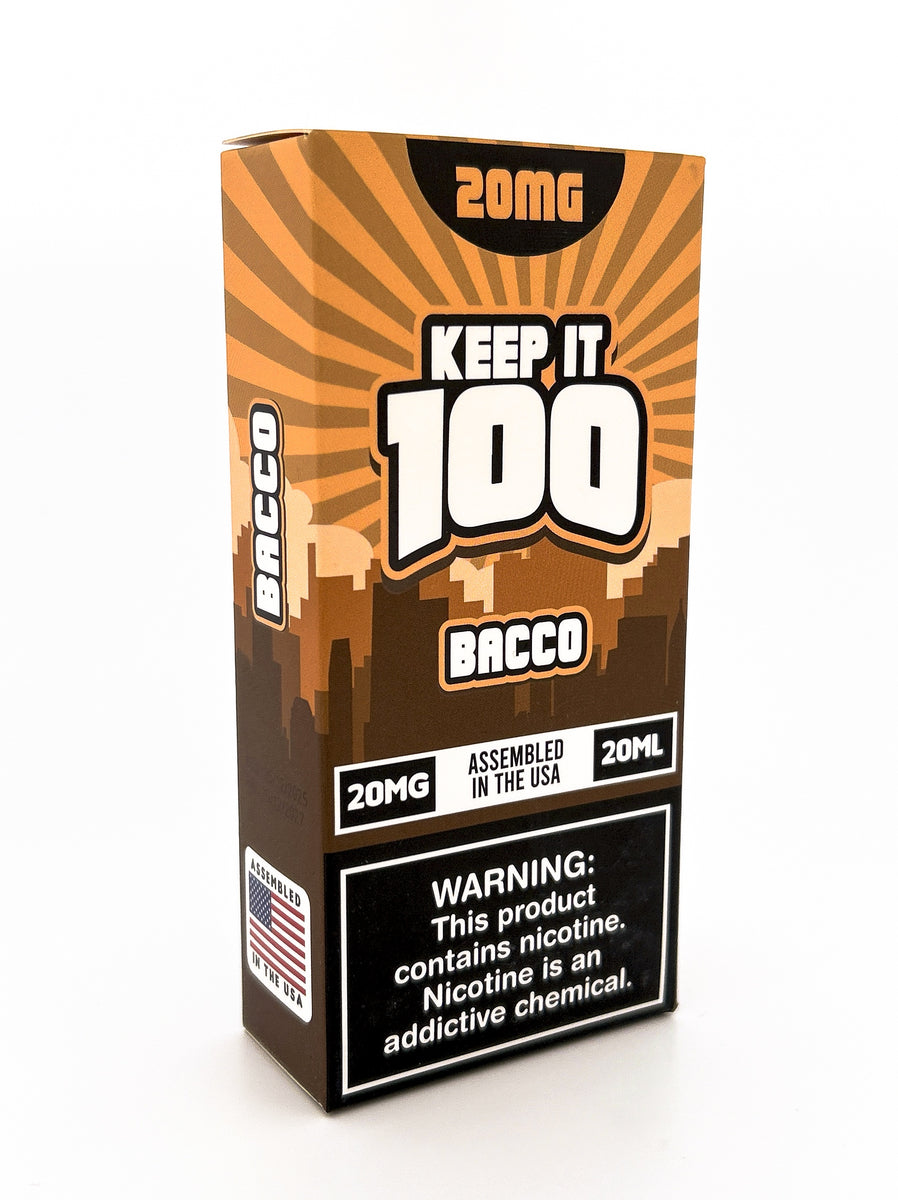 KEEP IT 100 DISPOSABLE / BACCO / 20MG / 20ML / 40K PUFFS