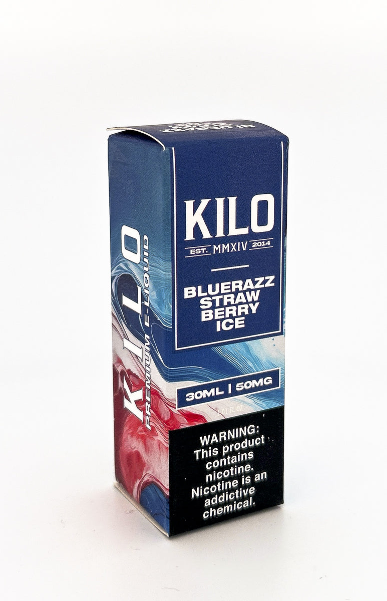 KILO E-LIQUID SALT / BLUE RAZZ STRAWBERRY ICE / 50MG / 30ML