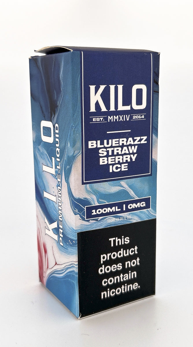 KILO E-LIQUID VG / BLUE RAZZ STRAWBERRY ICE / 00MG / 100ML